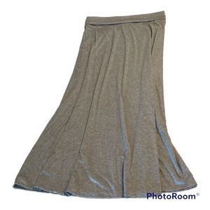 Apt 9 Silver/Gray Full Length Skirt